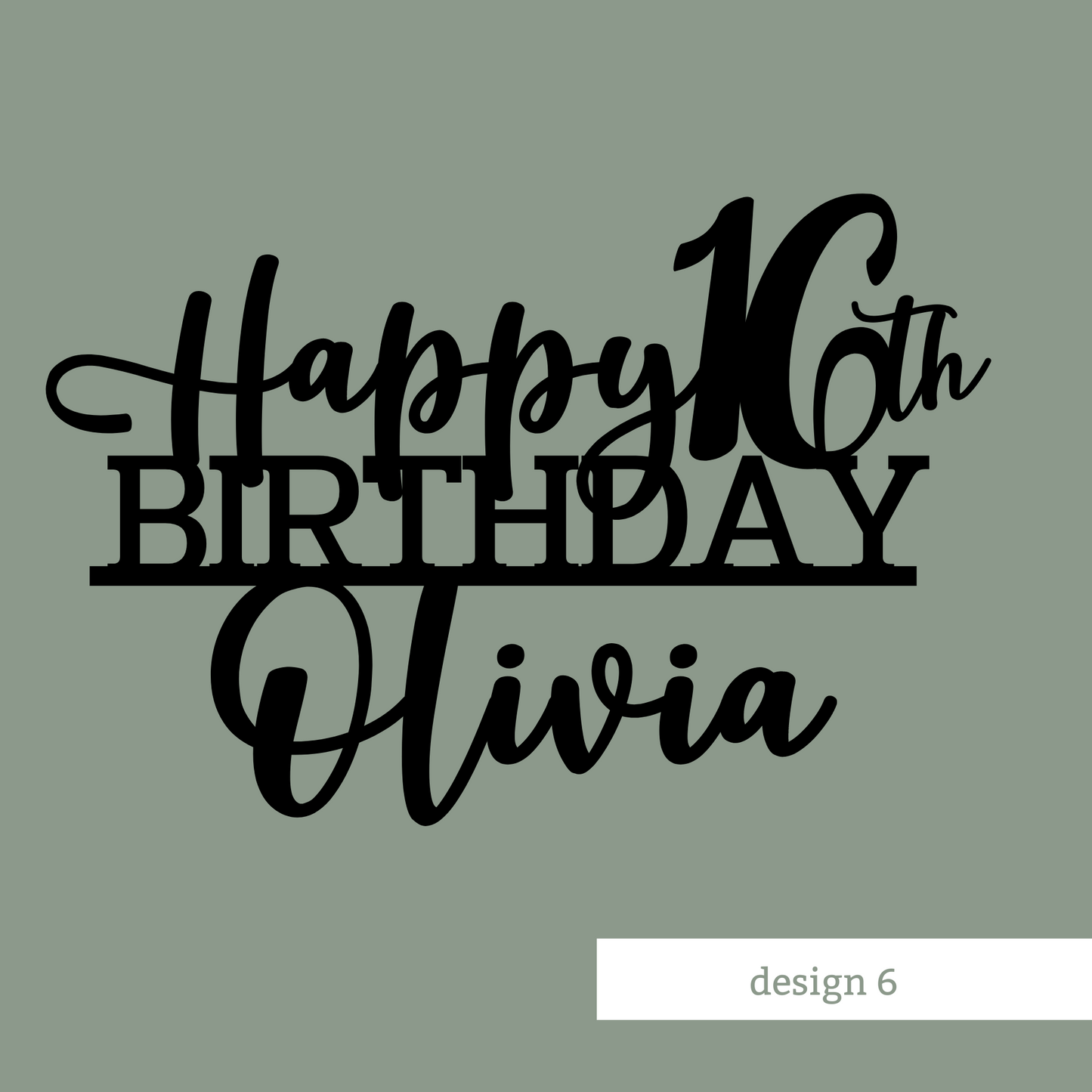Paperstock Cake Topper / Center Piece