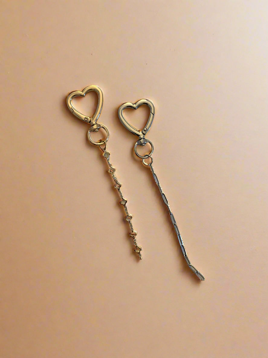 Keychain-Clover Heart