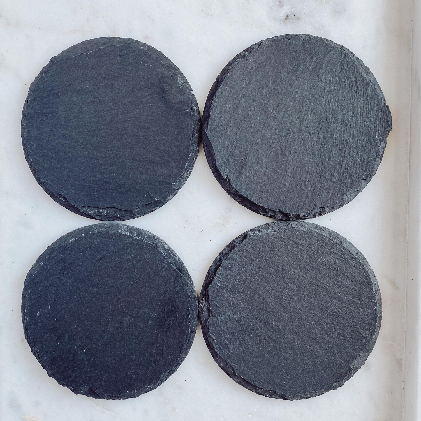 Brand Logo Slate Coasters - 4 pack