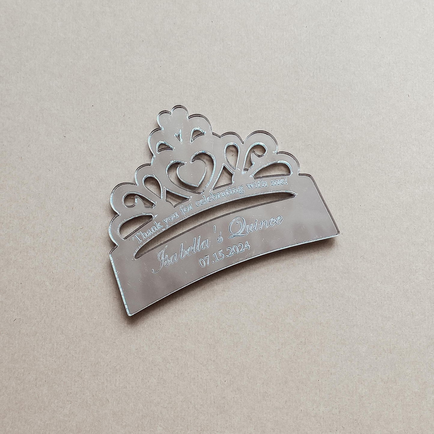Crown Party Favor Magnet