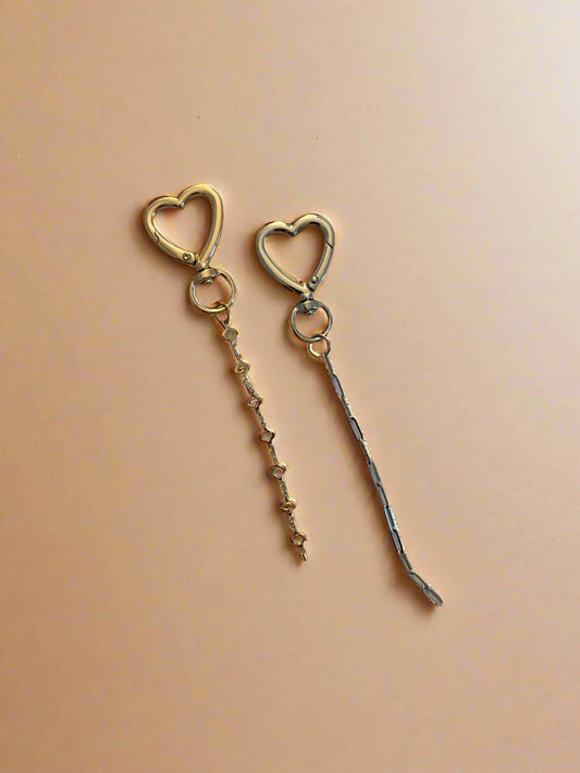 Keychain-Clover Heart