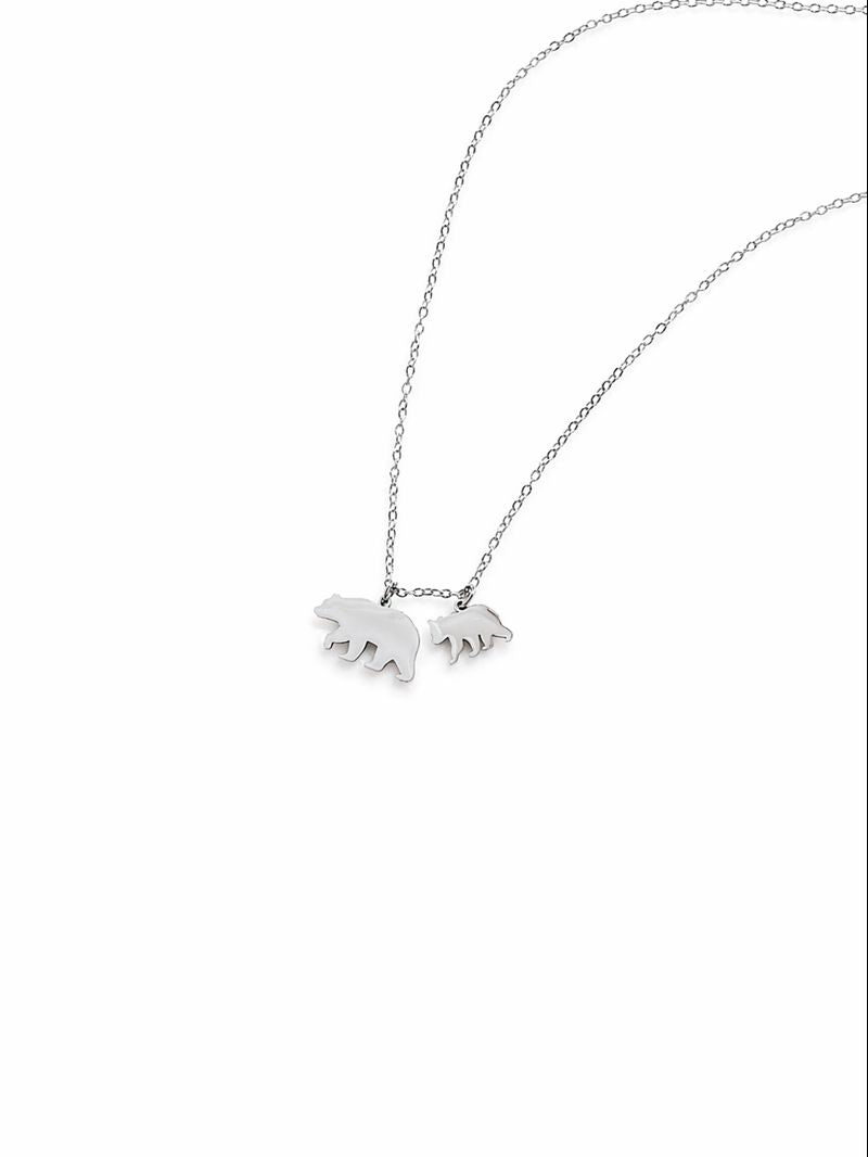 Mama Bear with Names Necklace