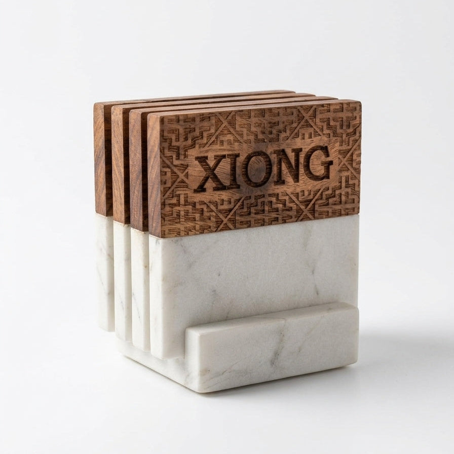 The Hmong Heritage Coaster-4 pack