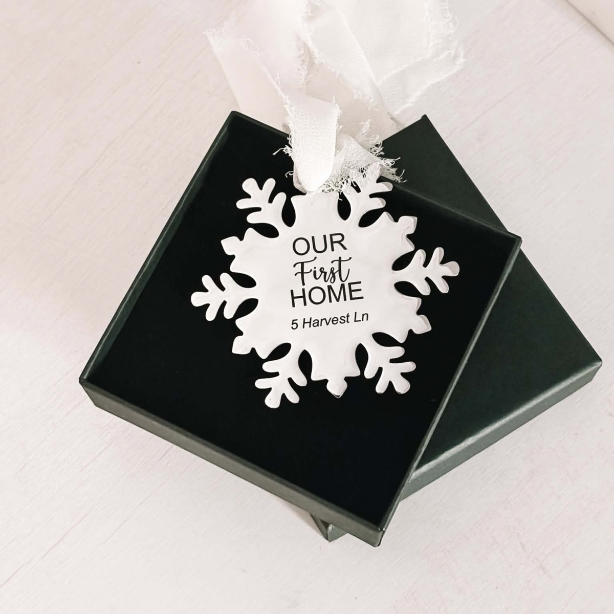 Snowflake Stainless Steel Ornament