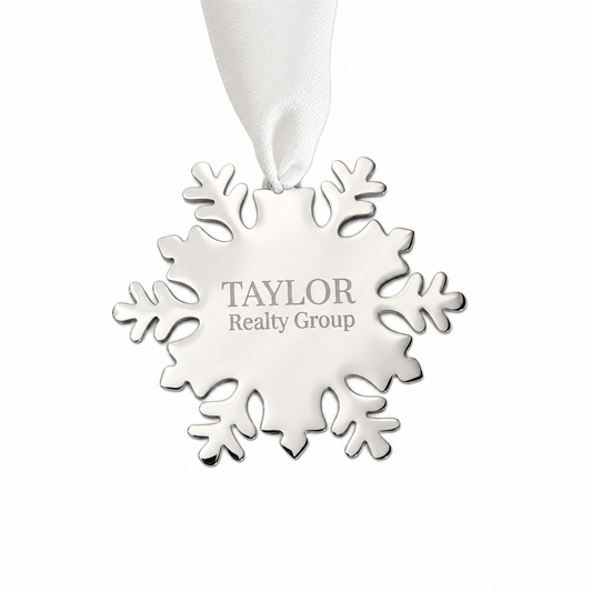 Snowflake Stainless Steel Ornament