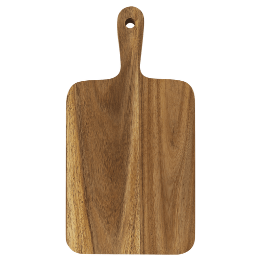 Acacia Cutting Board with Handle 13 1/2" x 7"