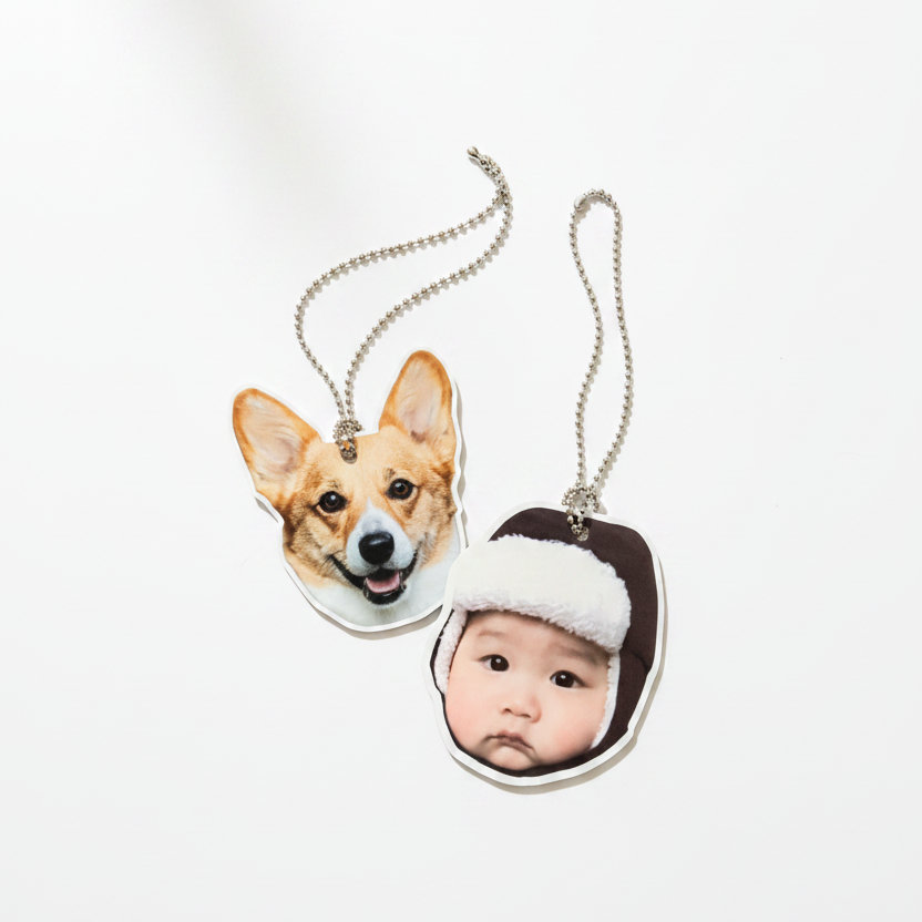 Photo Acrylic Car Charm
