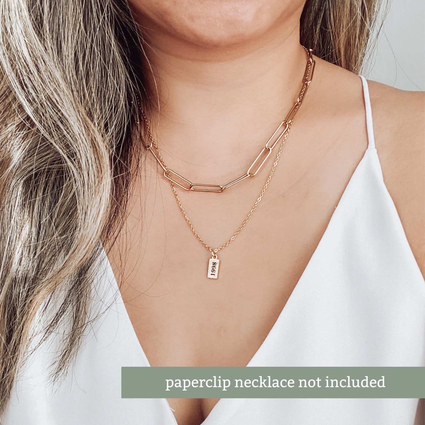 Mini Tag Necklace